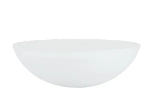 # 23098-01 Frosted Transitional Style Replacement Torchiere Glass Shade, 5-3/8" high x 15-5/8" diameter