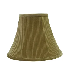 # 30159 Transitional Bell Shape Spider Construction Lamp Shade in Brown-Green, 12" wide (6" x 12" x 9 1/2")