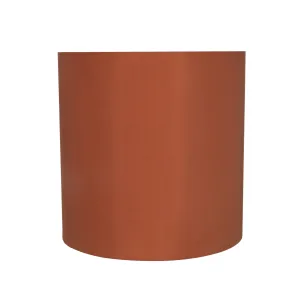 # 31063 Transitional Drum (Cylinder) Shaped Spider Construction Lamp Shade in Redwood, 8" wide (8" x 8" x 8")