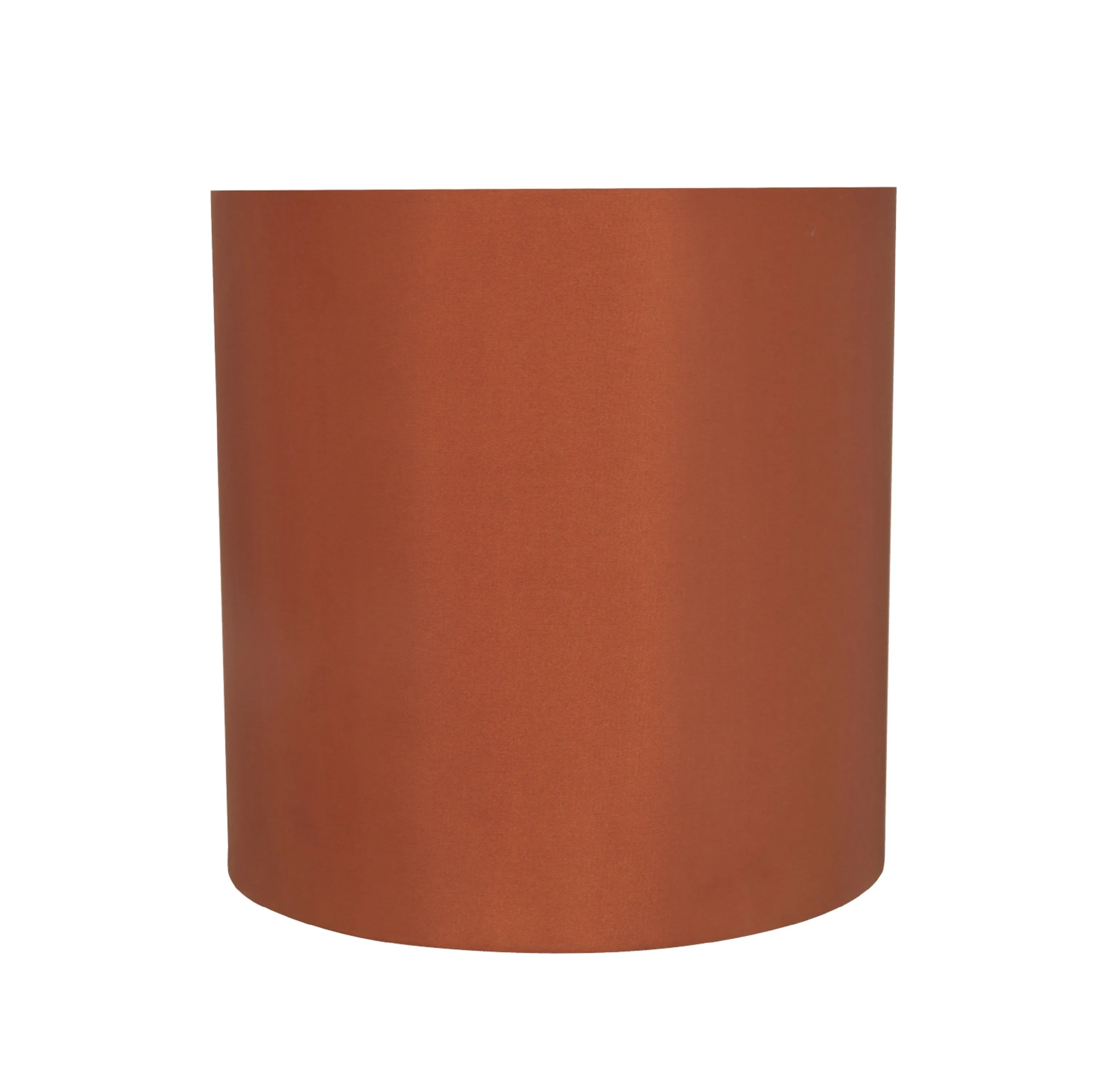 # 31063 Transitional Drum (Cylinder) Shaped Spider Construction Lamp Shade in Redwood, 8" wide (8" x 8" x 8")