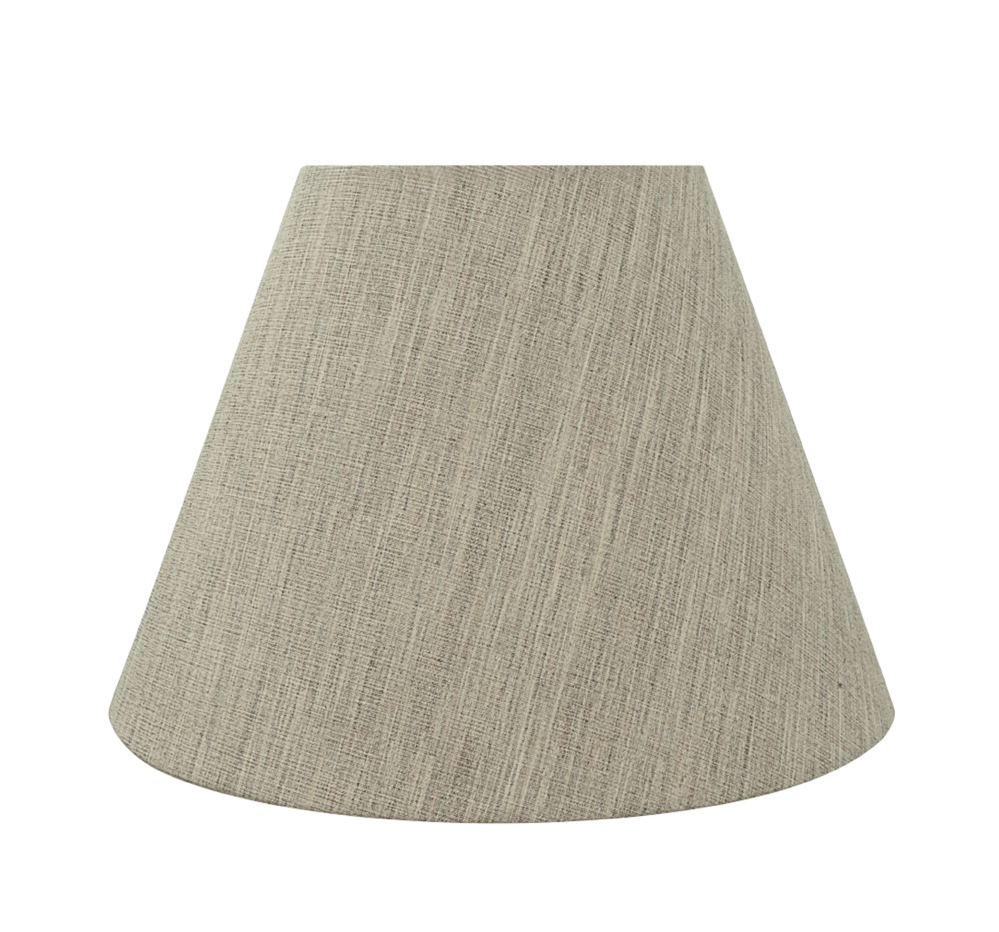 # 32367 Transitional Hardback Empire Shaped Spider Construction Lamp Shade in Light Grey, 14" wide (7" x 14" x 10")