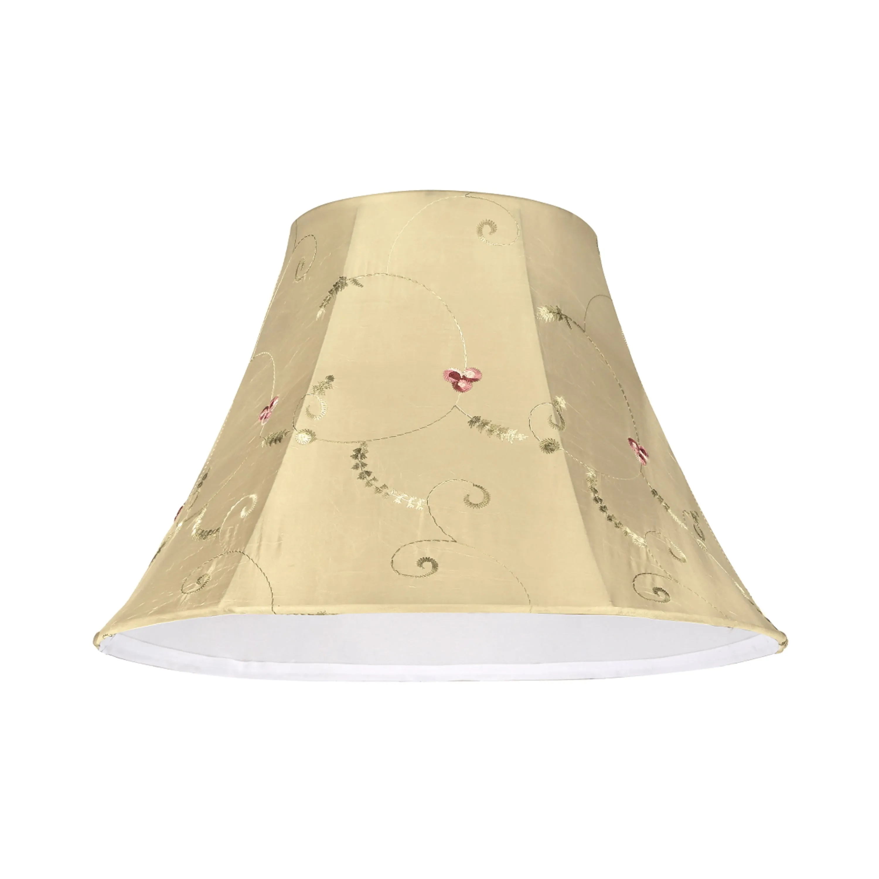 # 58001 Transitional Bell Shape UNO Construction Lamp Shade in Gold, 13" Wide (6" x 13" x 9")