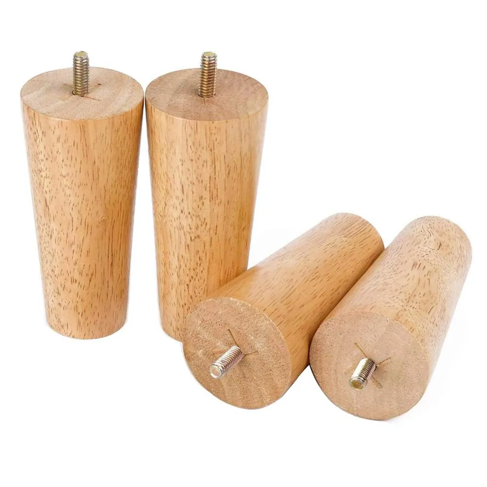 12CM Solid Wood Furniture Sofa Legs Set