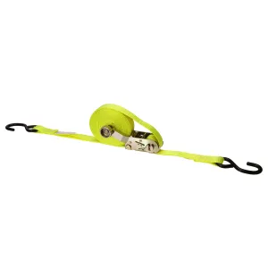 1" x 10' Rollup Ratchet Strap With S-Hook