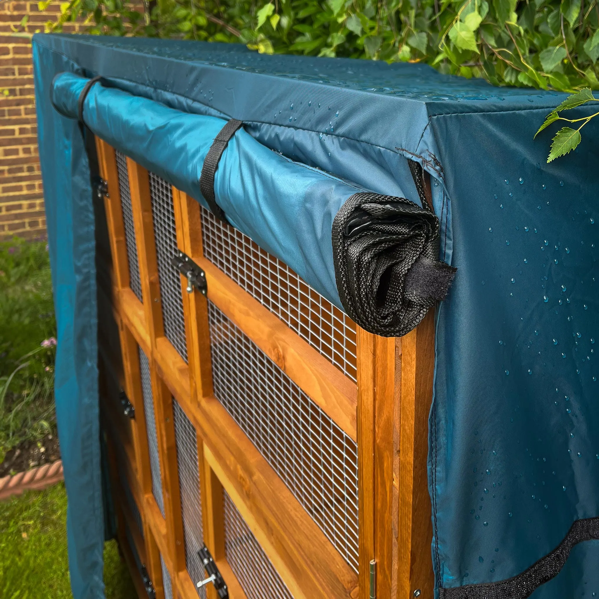 4ft Chartwell Triple Rabbit Hutch Cover | Protect Your Hutch From The Weather With Day Dry™ Rain Covers