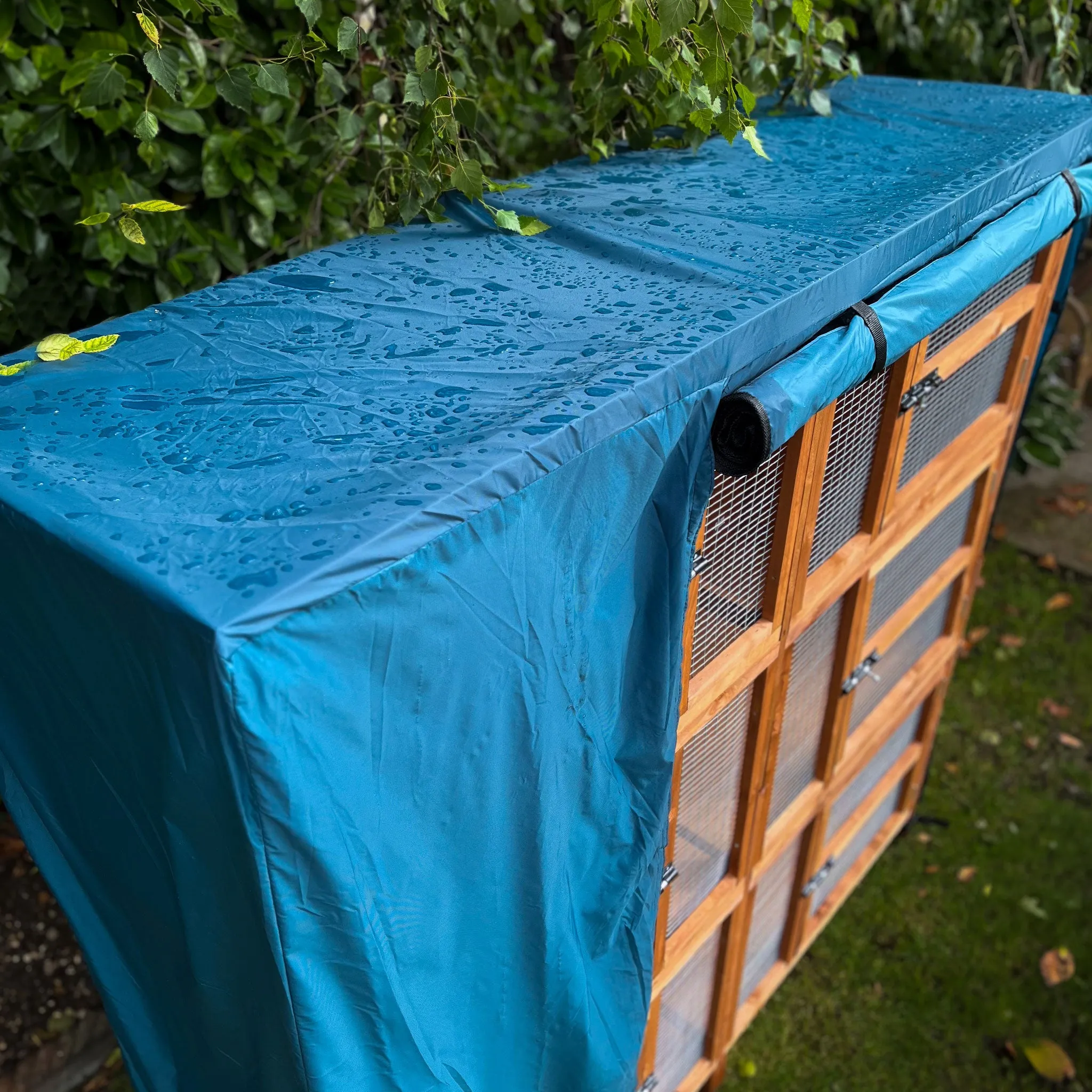 6ft Chartwell Triple Guinea Pig Hutch Cover | Protect Your Hutch From The Weather With Day Dry™ Rain Covers