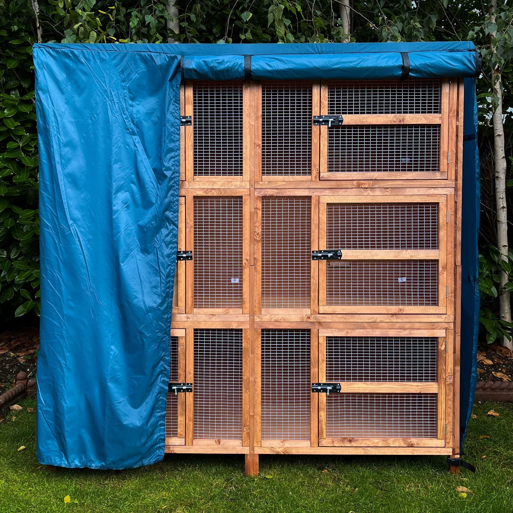 6ft Chartwell Triple Guinea Pig Hutch Cover | Protect Your Hutch From The Weather With Day Dry™ Rain Covers