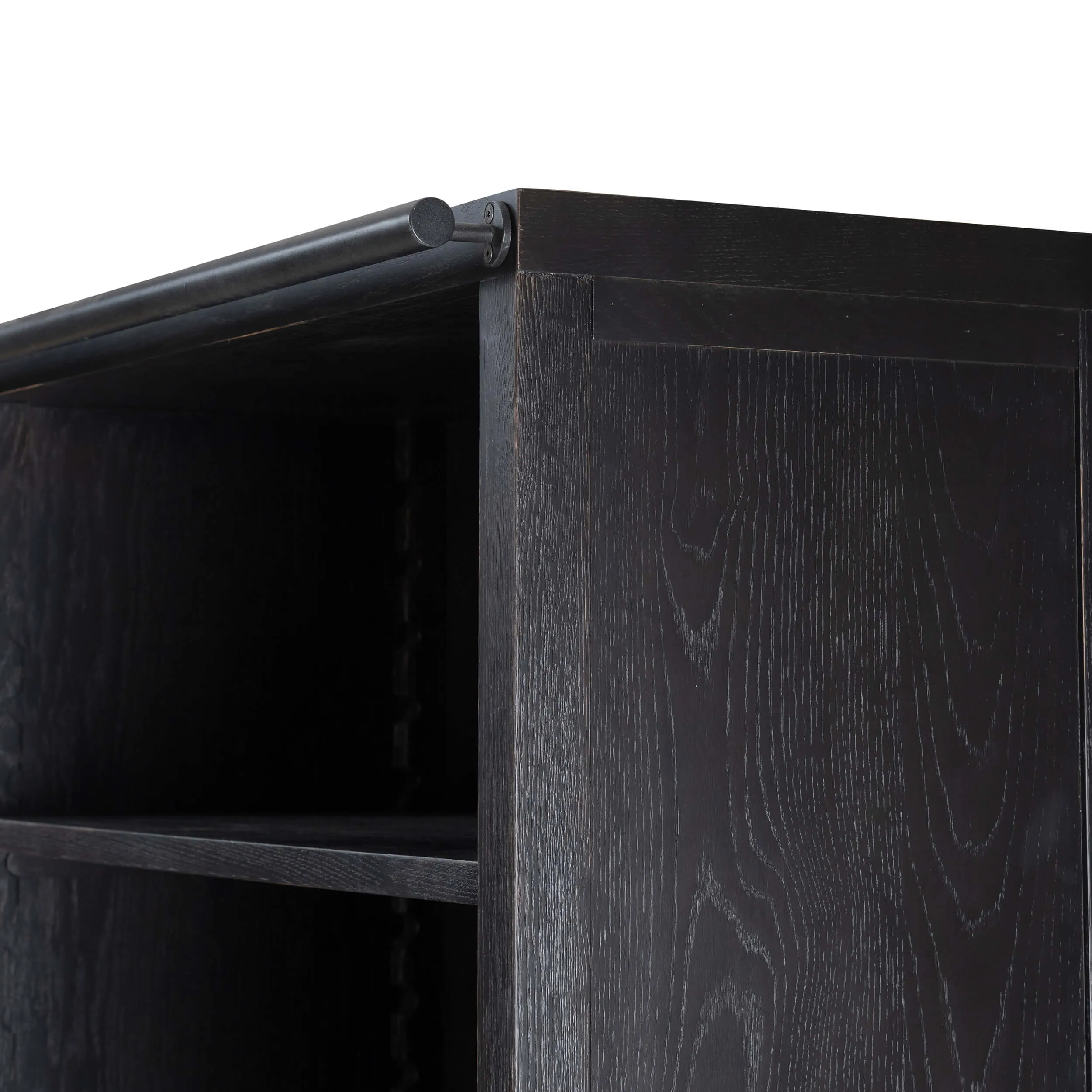 Admont Bookcase, Worn Black