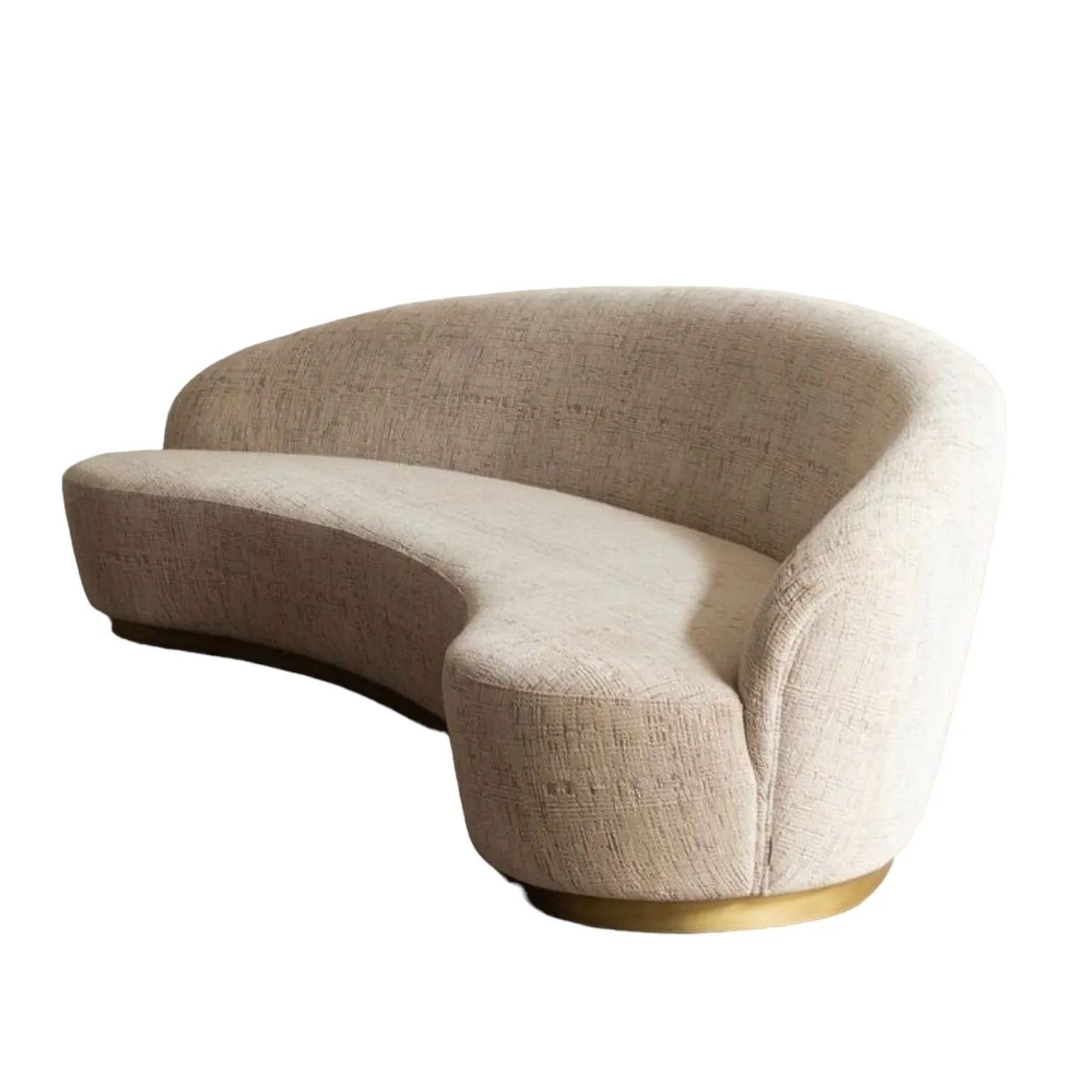 Allena Performance Boucle Curve Sofa