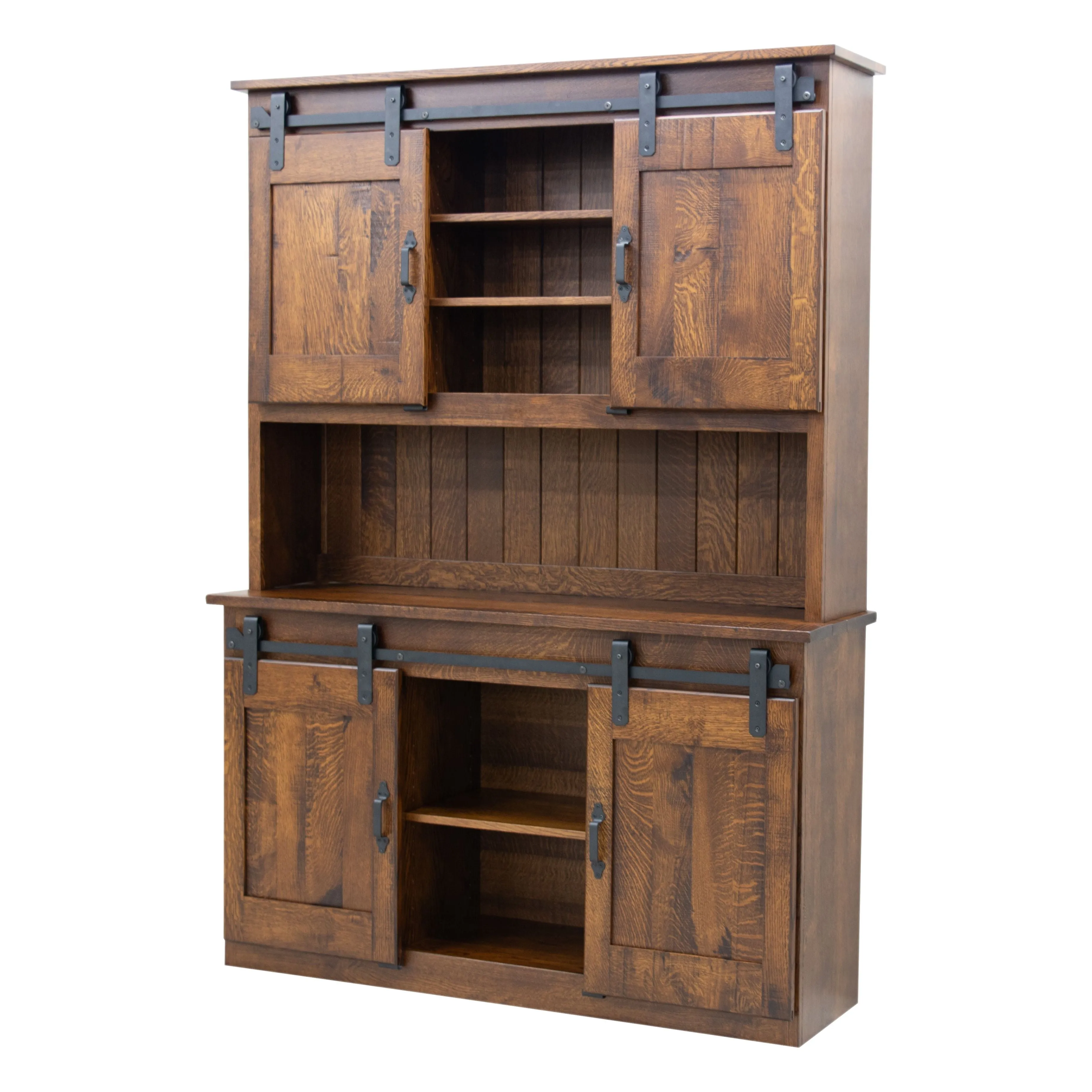 Barn Door Wine Hutch