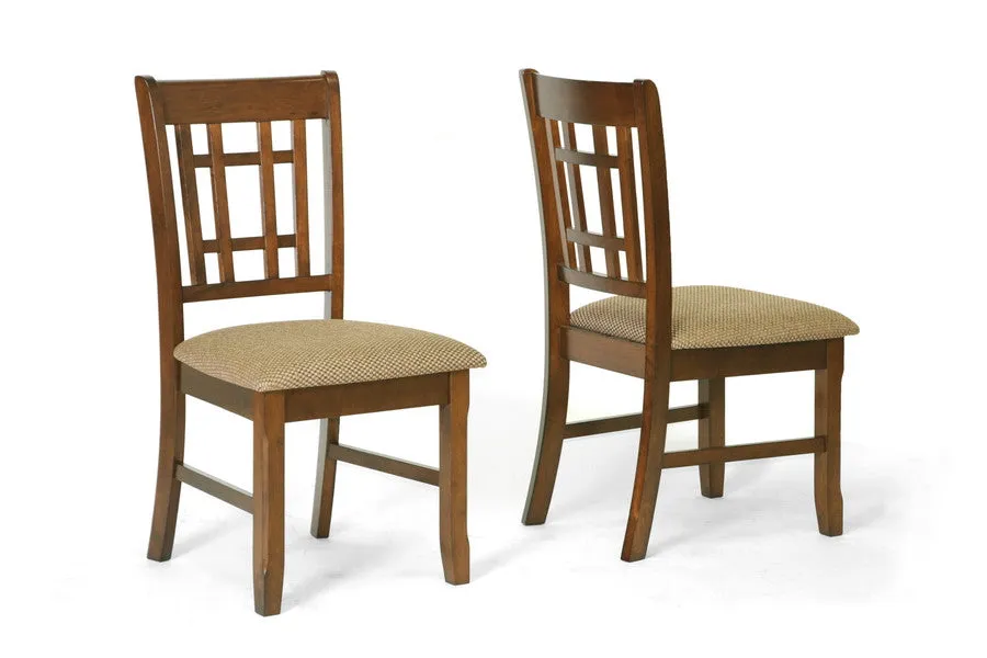 Baxton Studio Megan Dining Chair in Set of 2