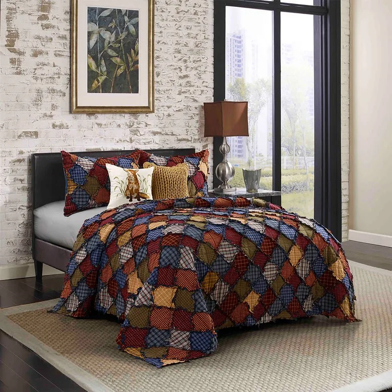 Blue Ridge 3-Pc Quilted Bedding Collection - Queen