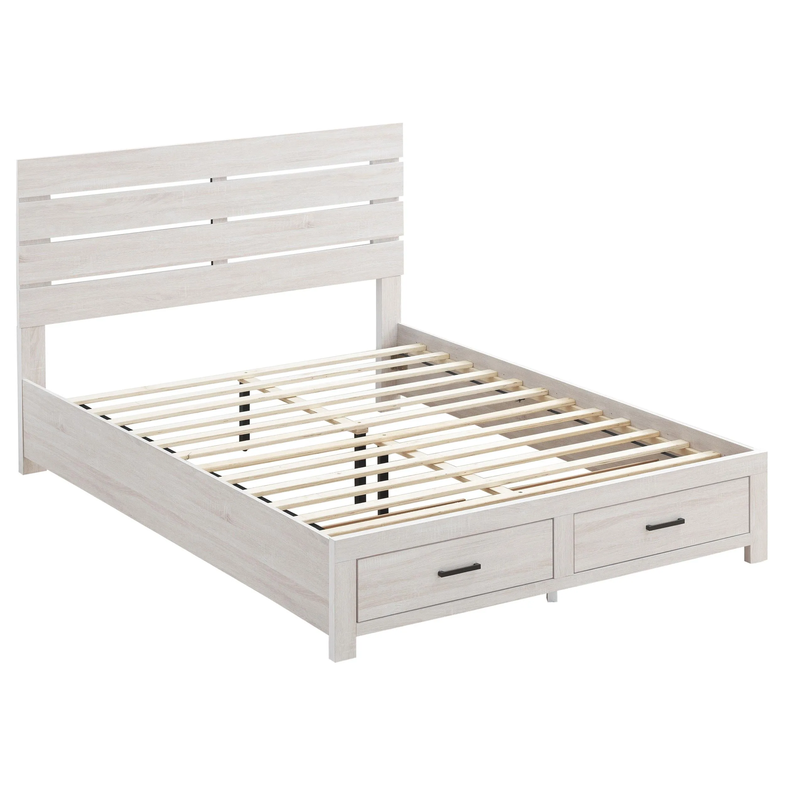 Brantford Eastern King Storage Bed Coastal White