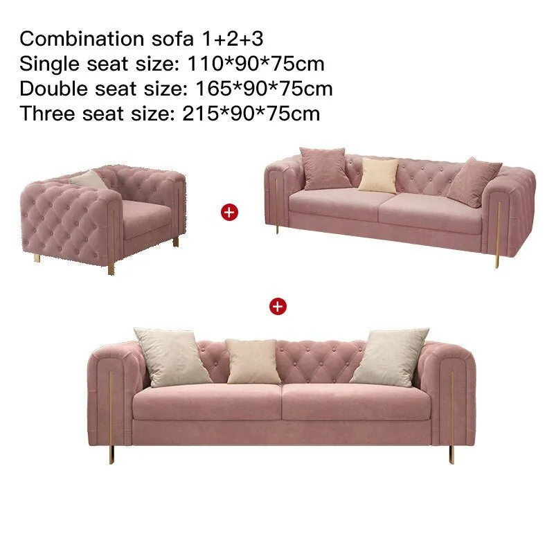 Chesterfield Sofa High-End Fashion