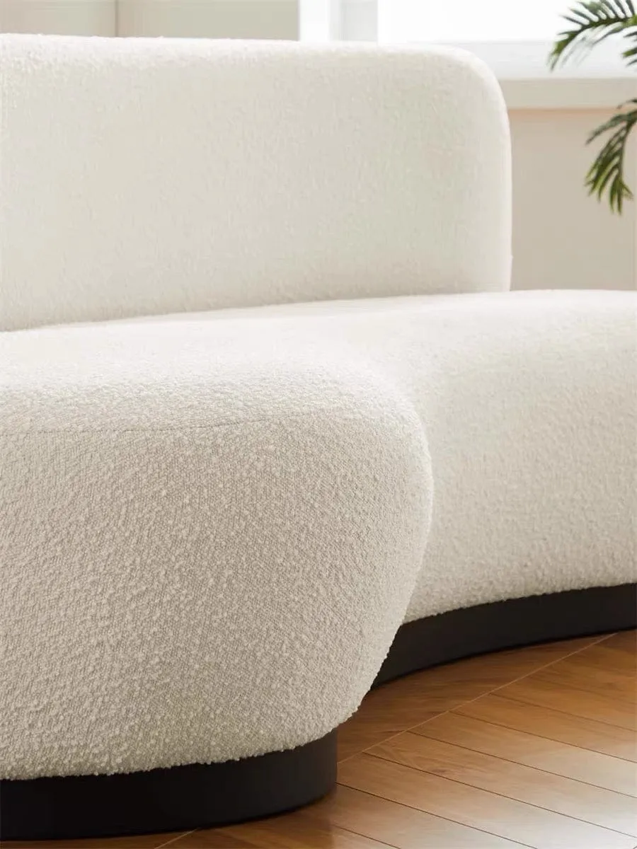 Chloe Performance Boucle Curve Sofa