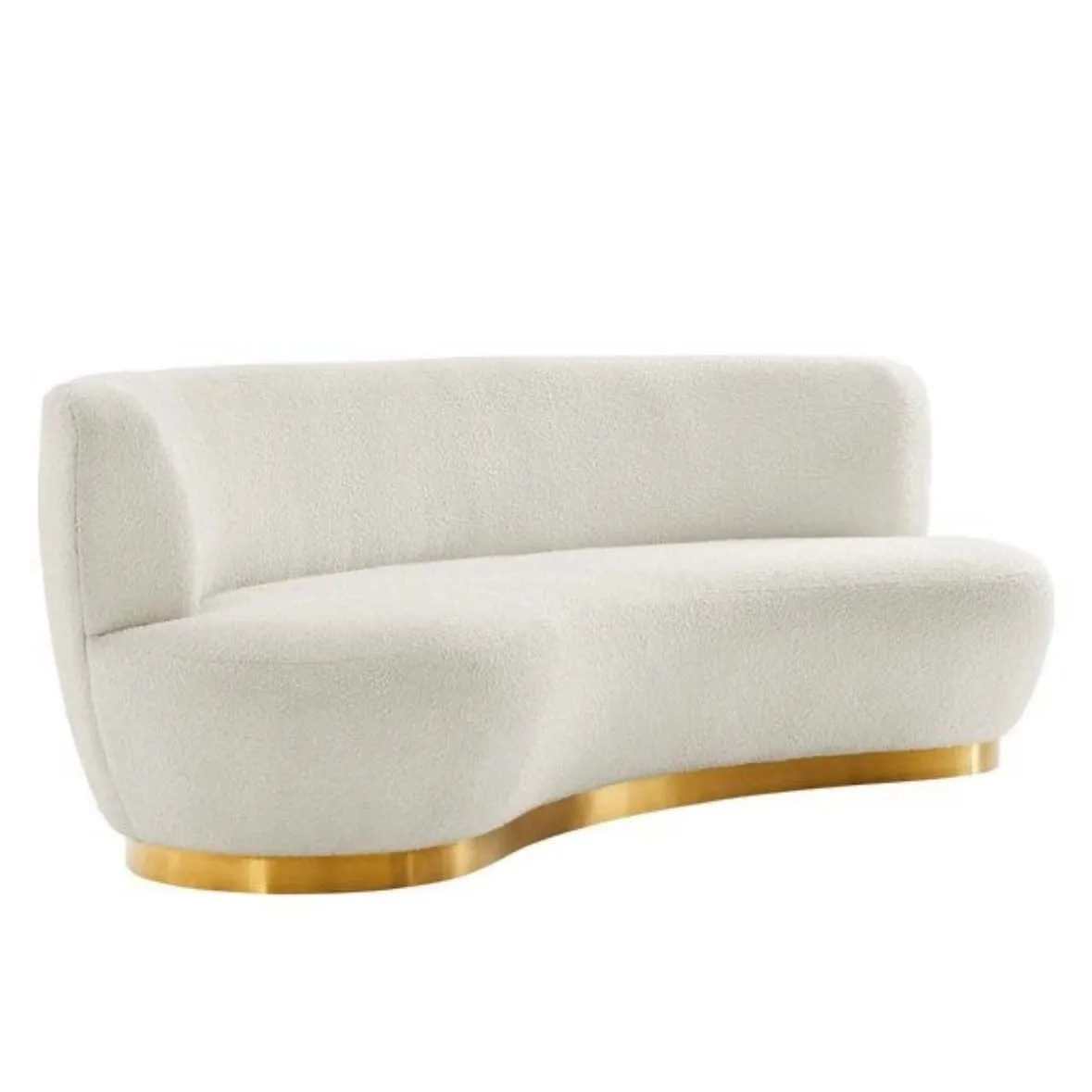 Chloe Performance Boucle Curve Sofa