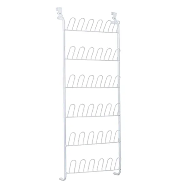 ClosetMaid 804000 Shoe Rack, 22-5/8 in W, 5 in H, Steel, White