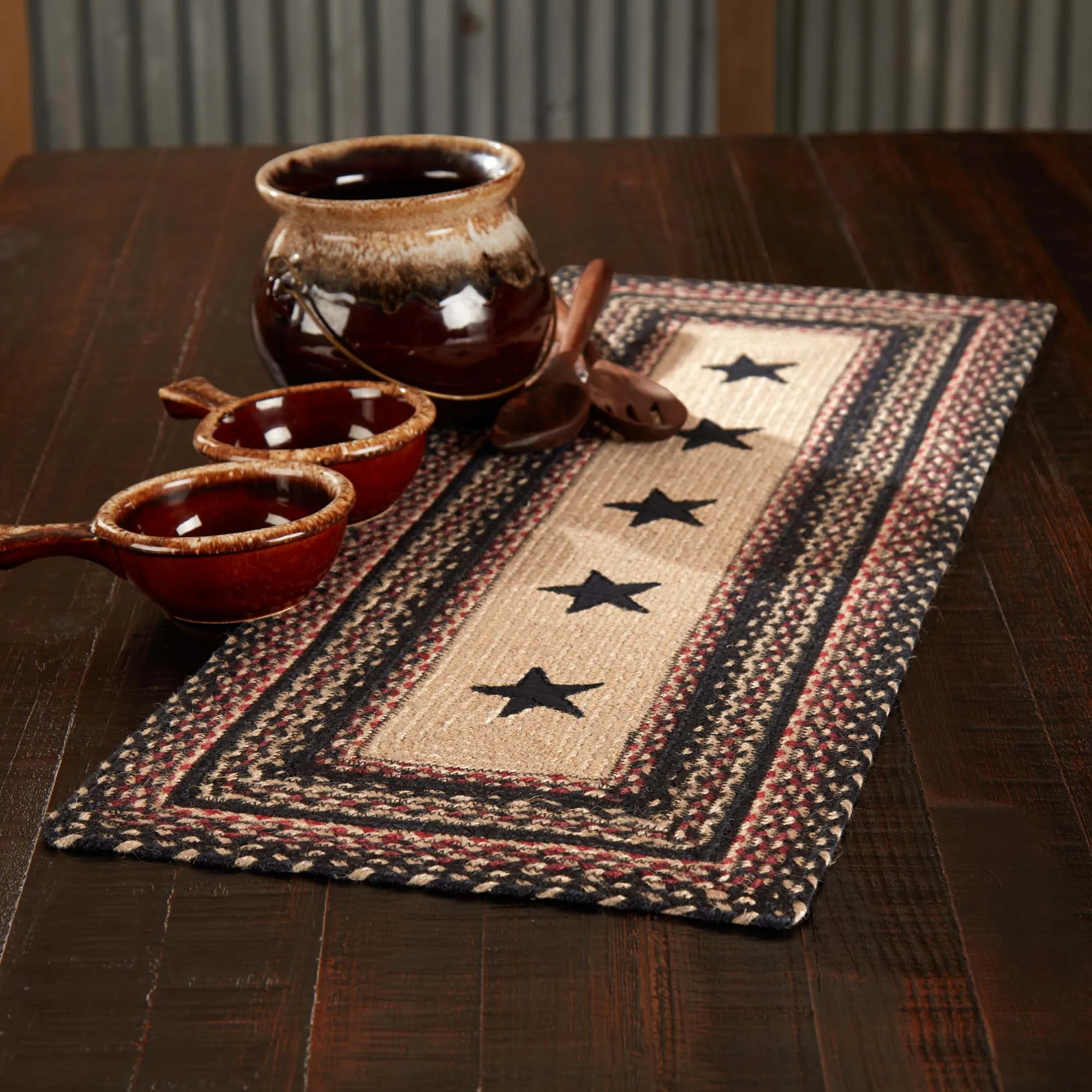 Colonial Star Jute Runner