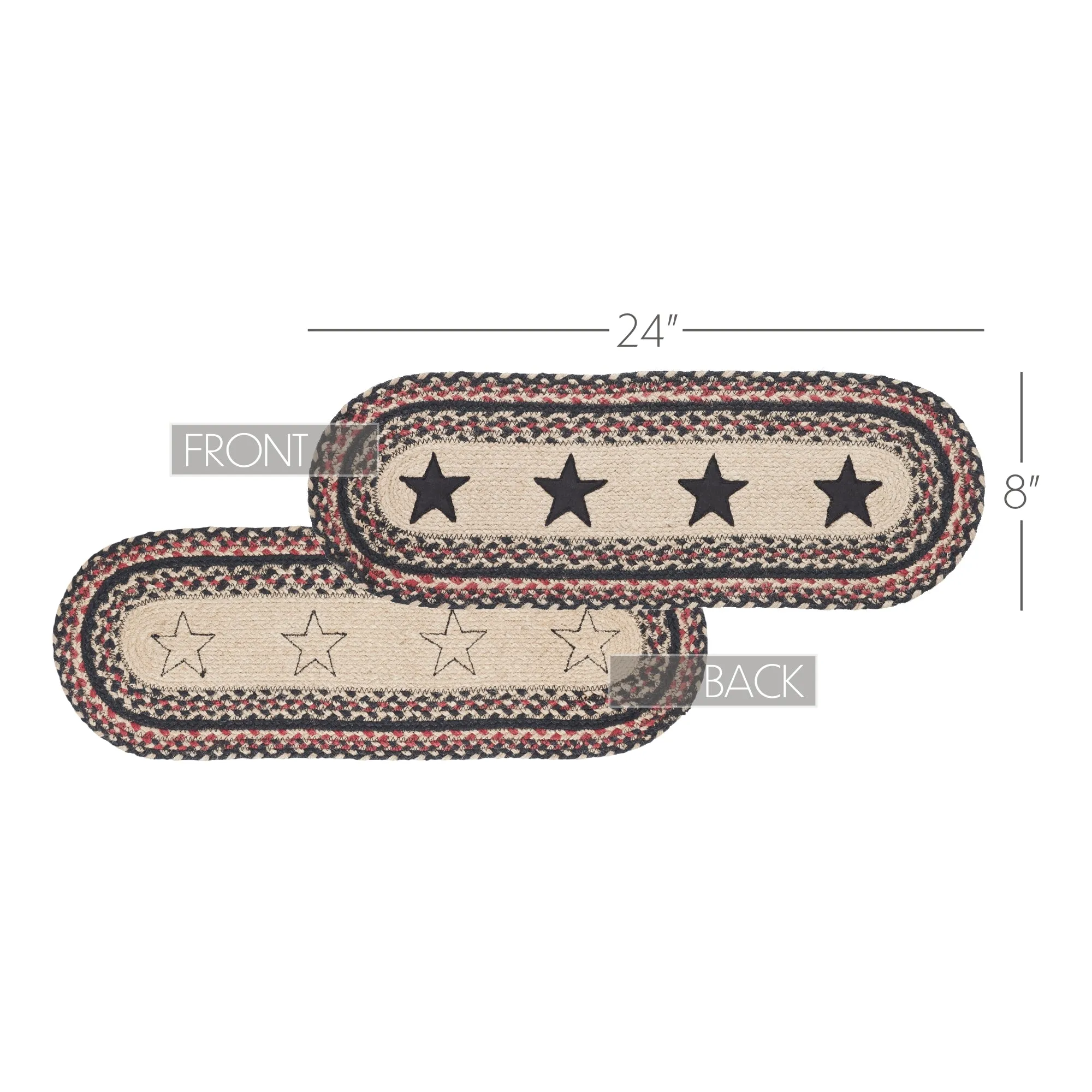 Colonial Star Jute Runner