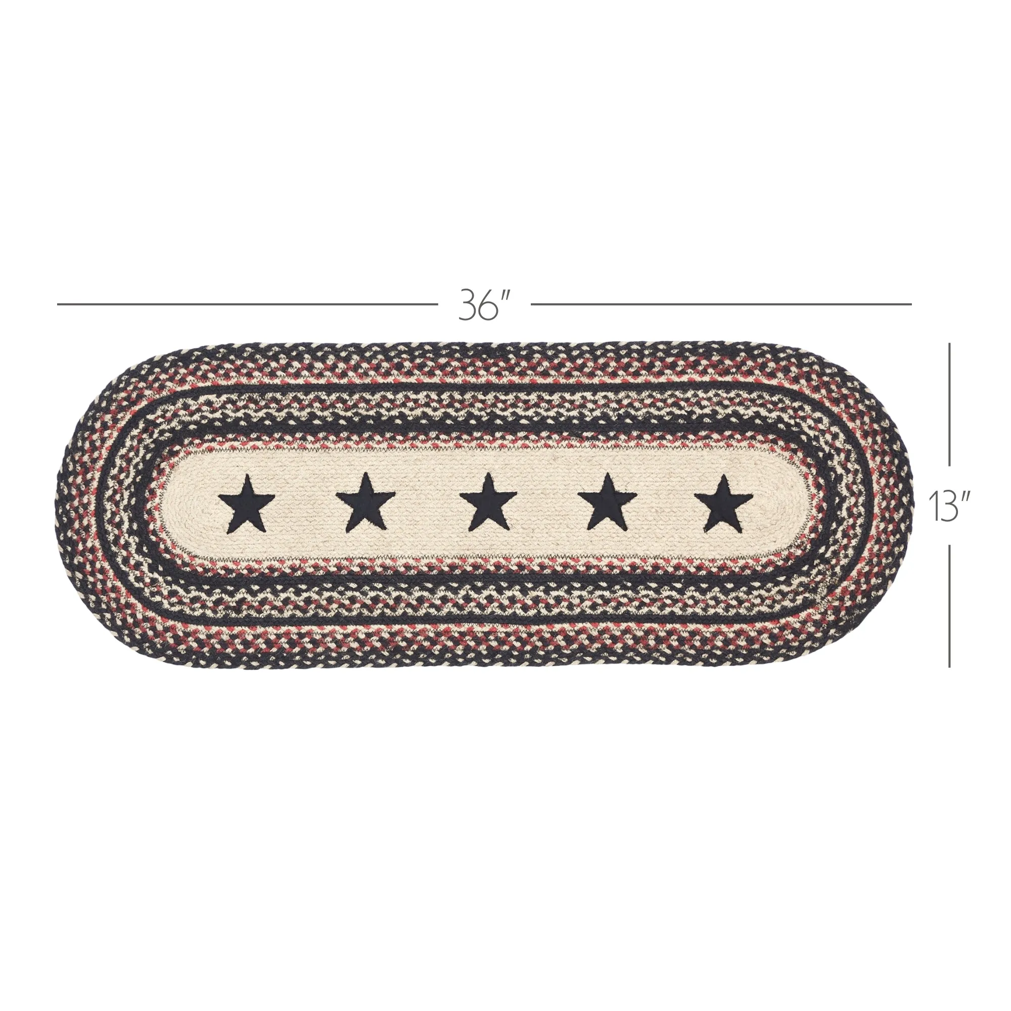 Colonial Star Jute Runner