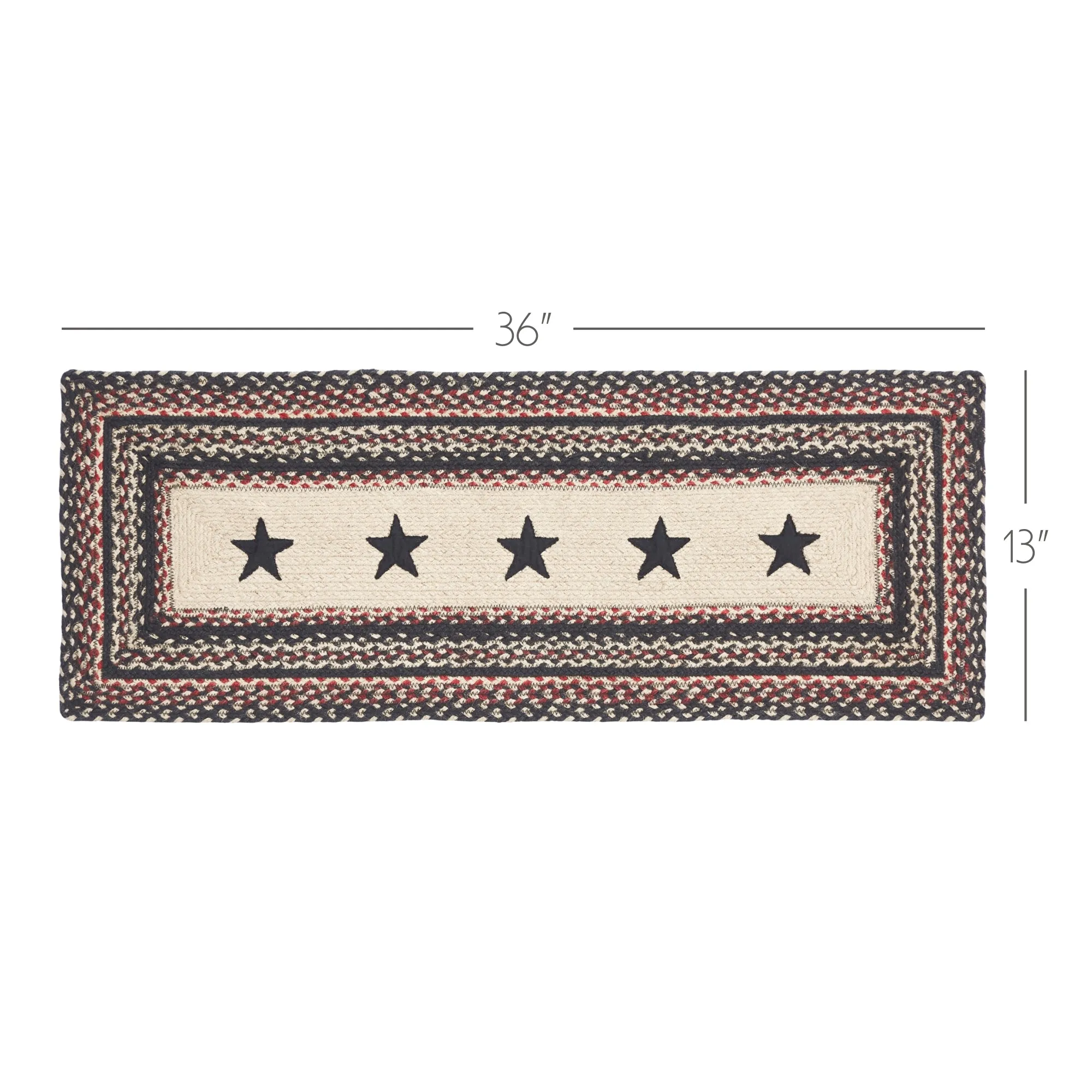 Colonial Star Jute Runner