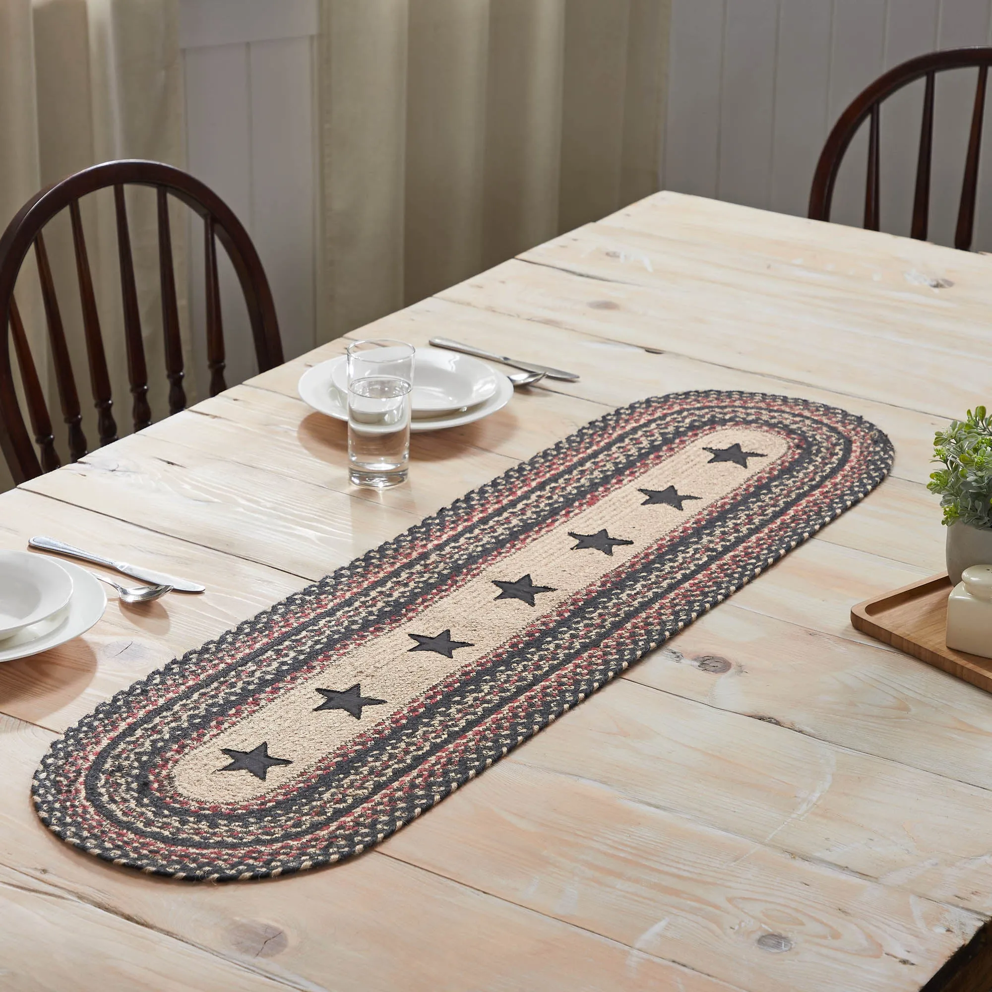 Colonial Star Jute Runner