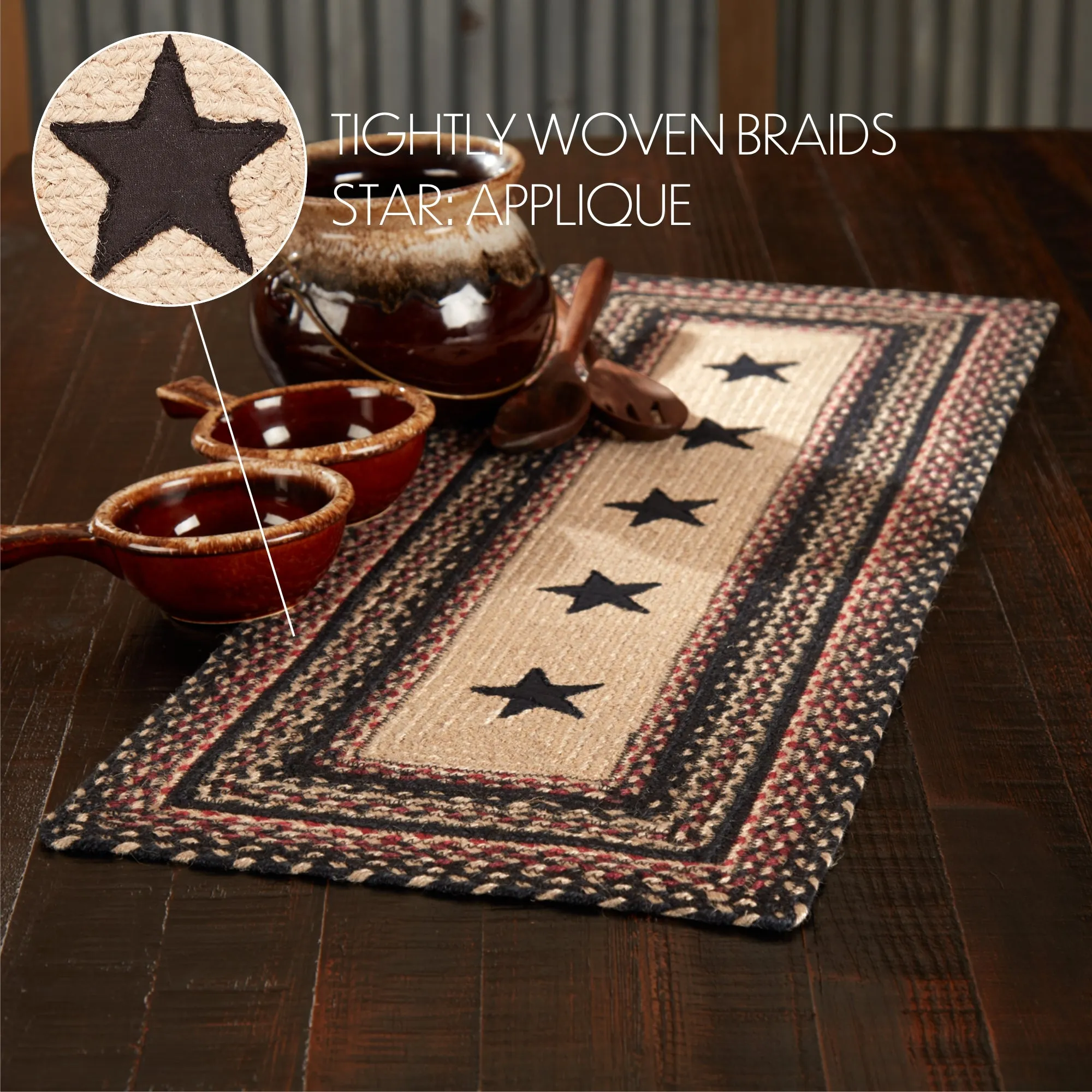 Colonial Star Jute Runner