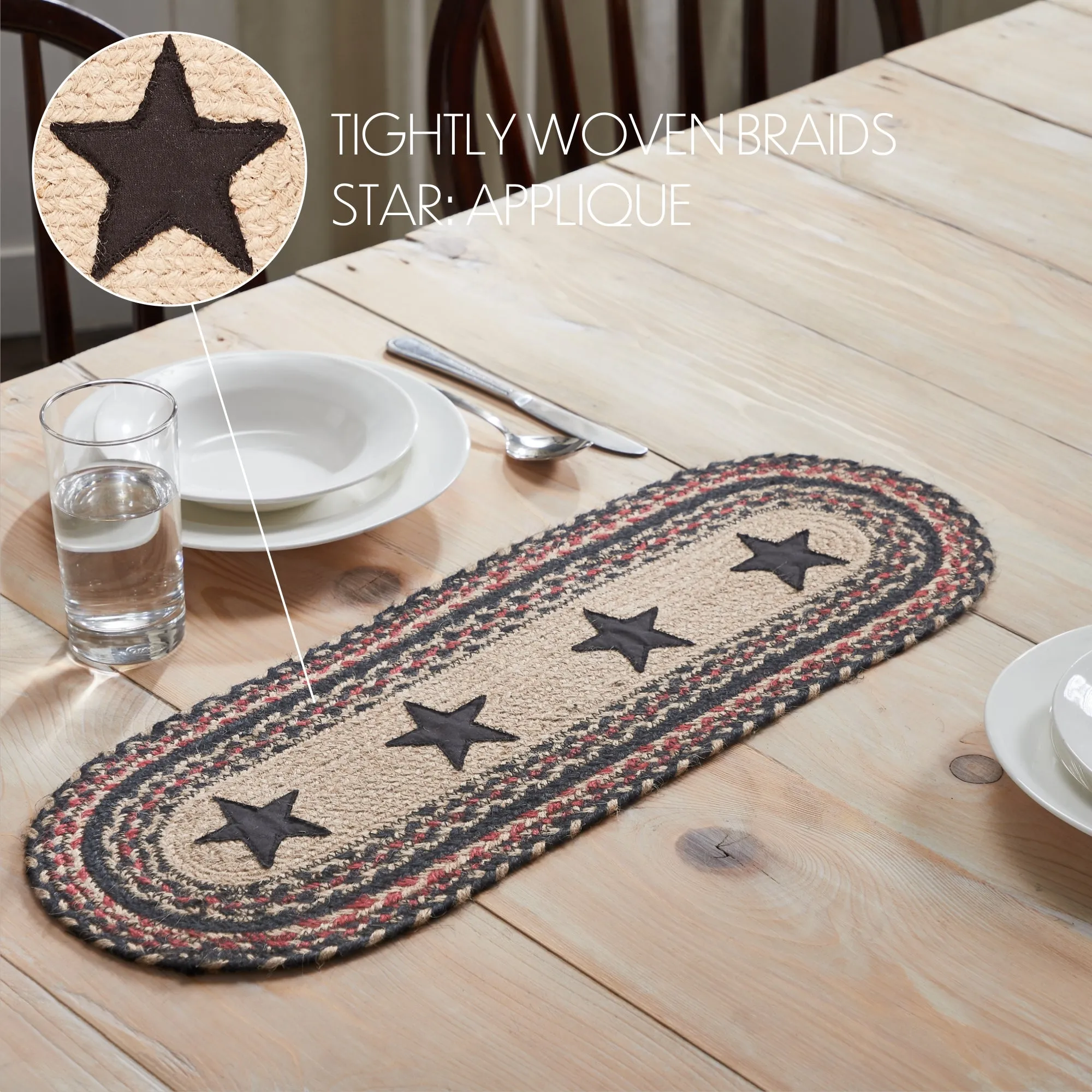 Colonial Star Jute Runner