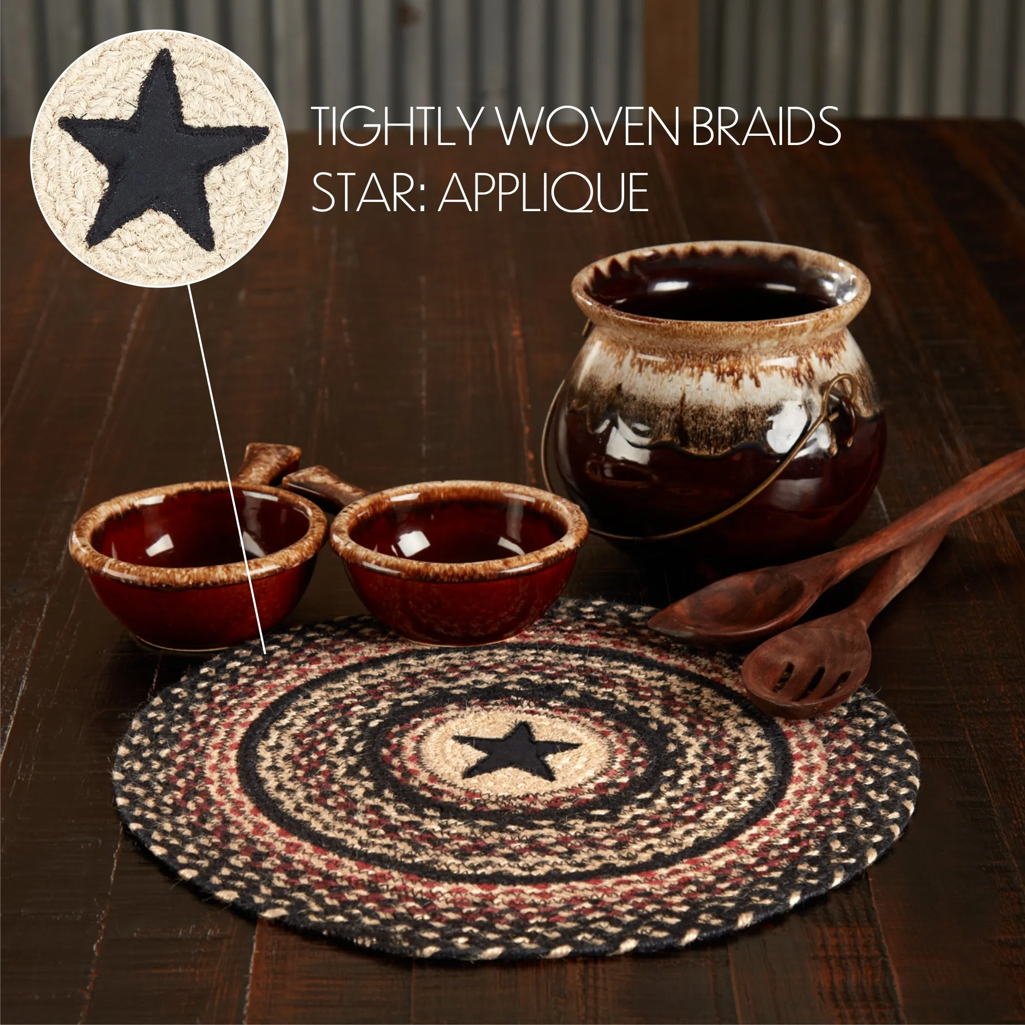 Colonial Star Jute Trivet