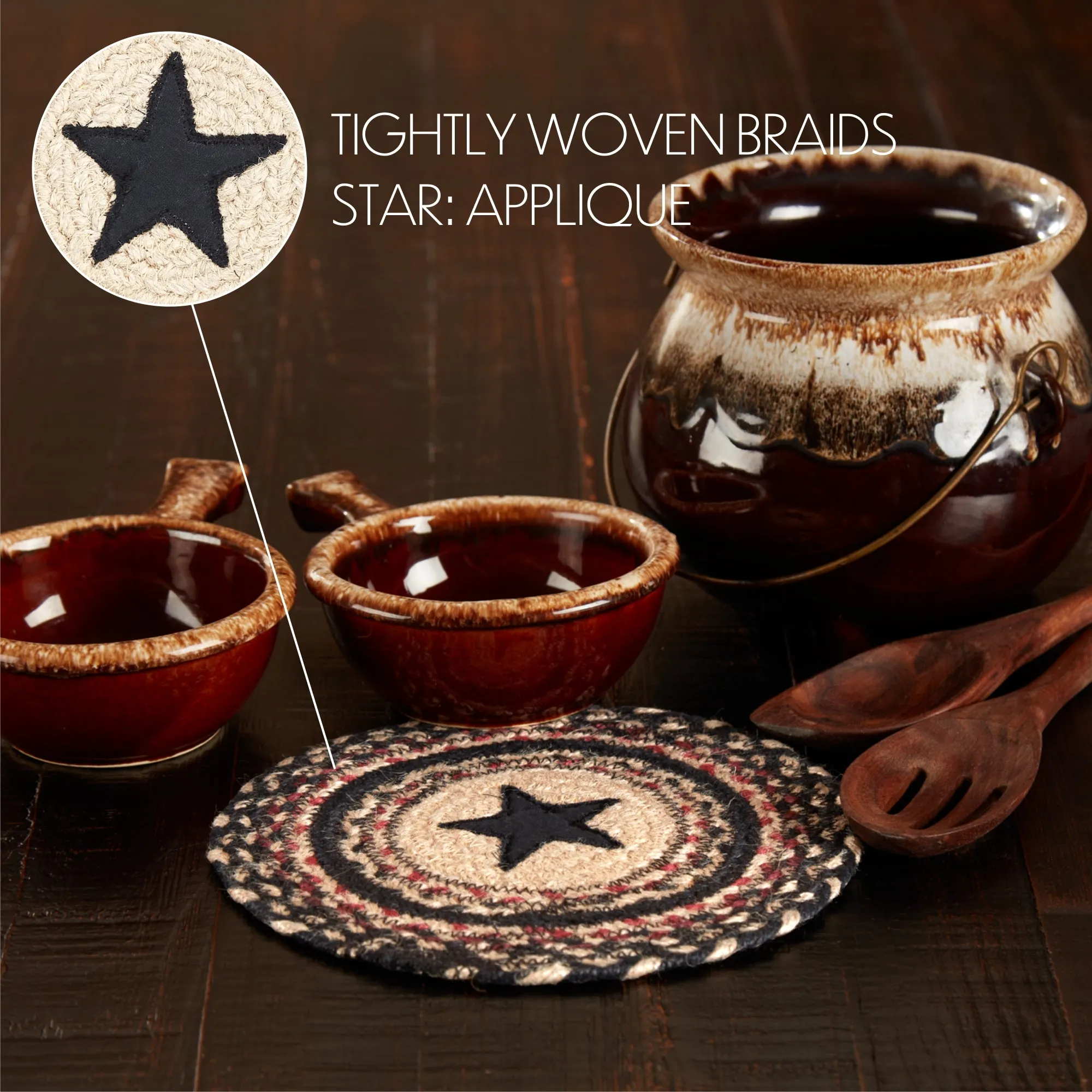 Colonial Star Jute Trivet