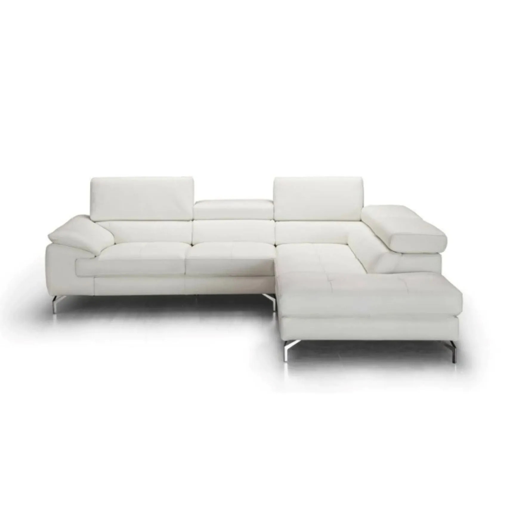 Crasio 5 Seater L Shape Leatherette Sofa For Living Room