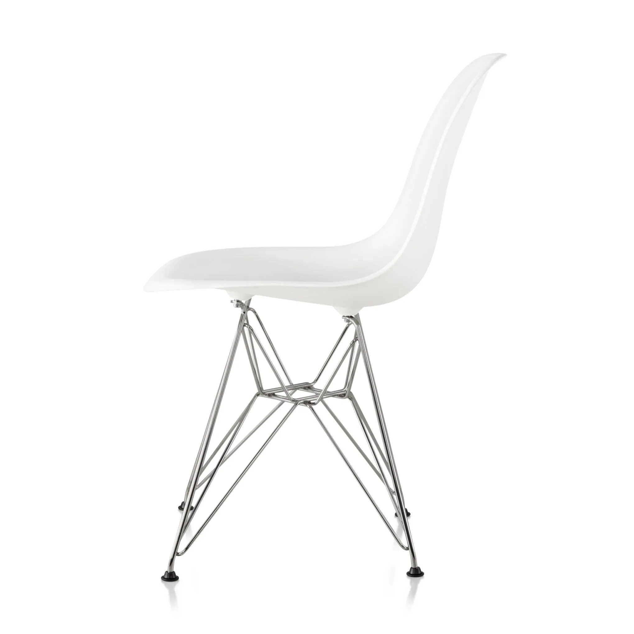 Eames® Molded Recycled Plastic Side Chair - White