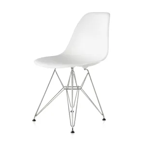 Eames® Molded Recycled Plastic Side Chair - White