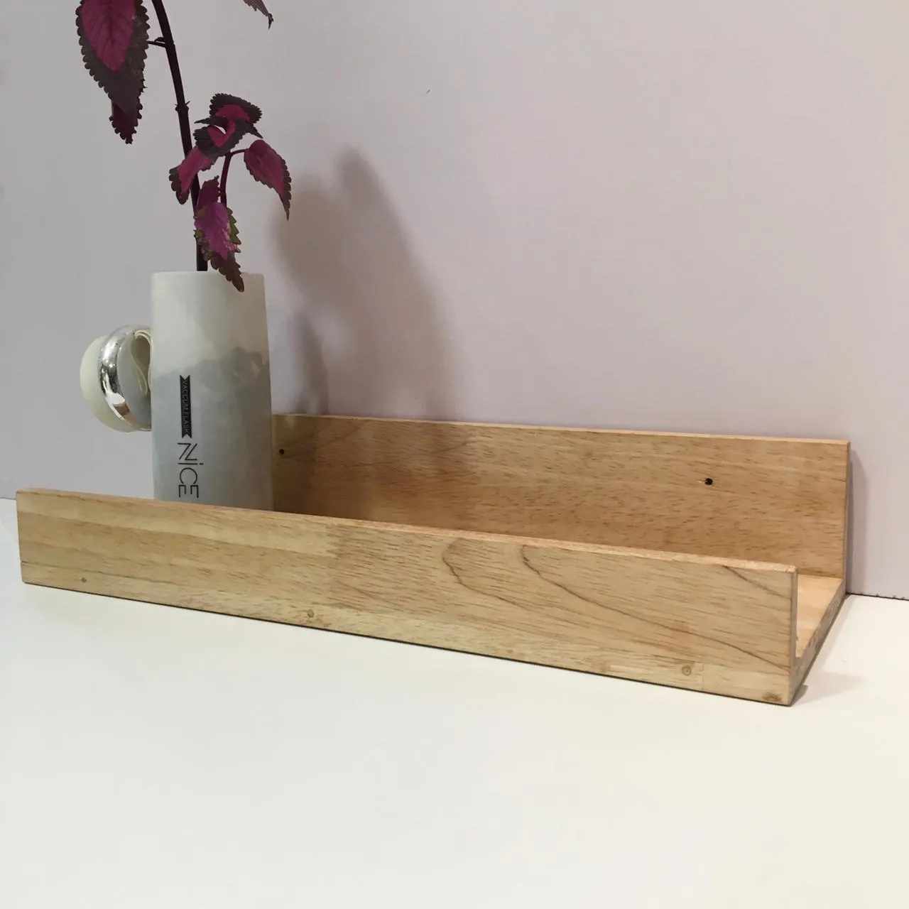 Floating Ledge Shelf For Planter/Artefacts On Wall By Miza