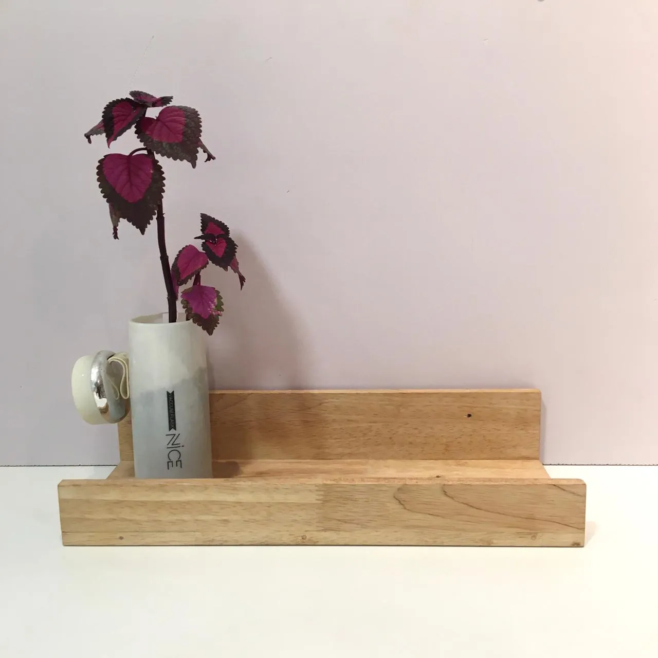 Floating Ledge Shelf For Planter/Artefacts On Wall By Miza