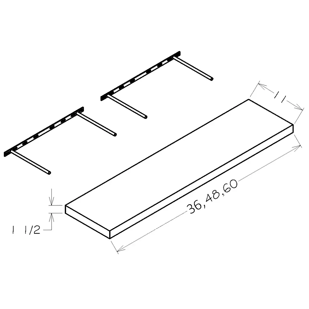 Floating Shelves - Ultimate Plus