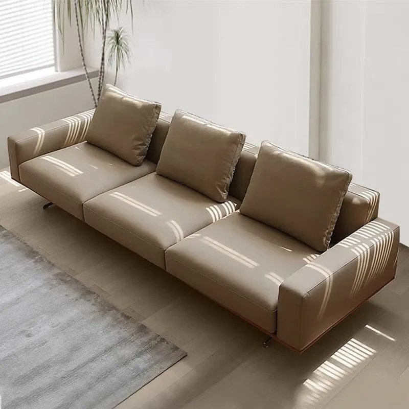 Freco Genuine Cowhide Leather Sofa