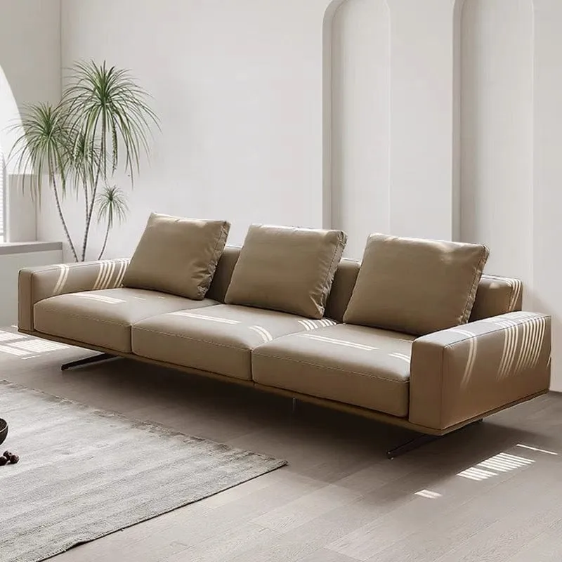 Freco Genuine Cowhide Leather Sofa