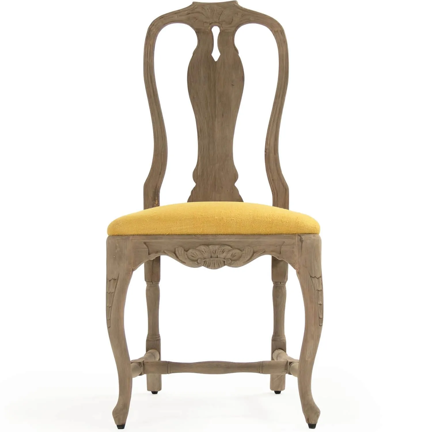 French Provence Yellow Seat Side Chairs