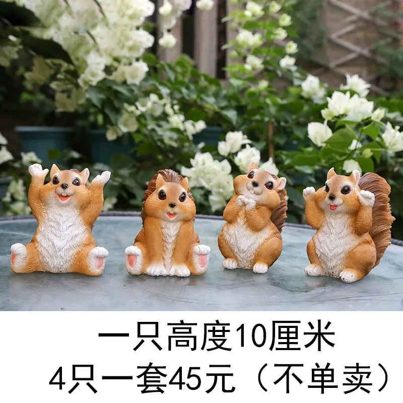 Garden Grocery Courtyard Decoration Simulation Small Animal Ornaments