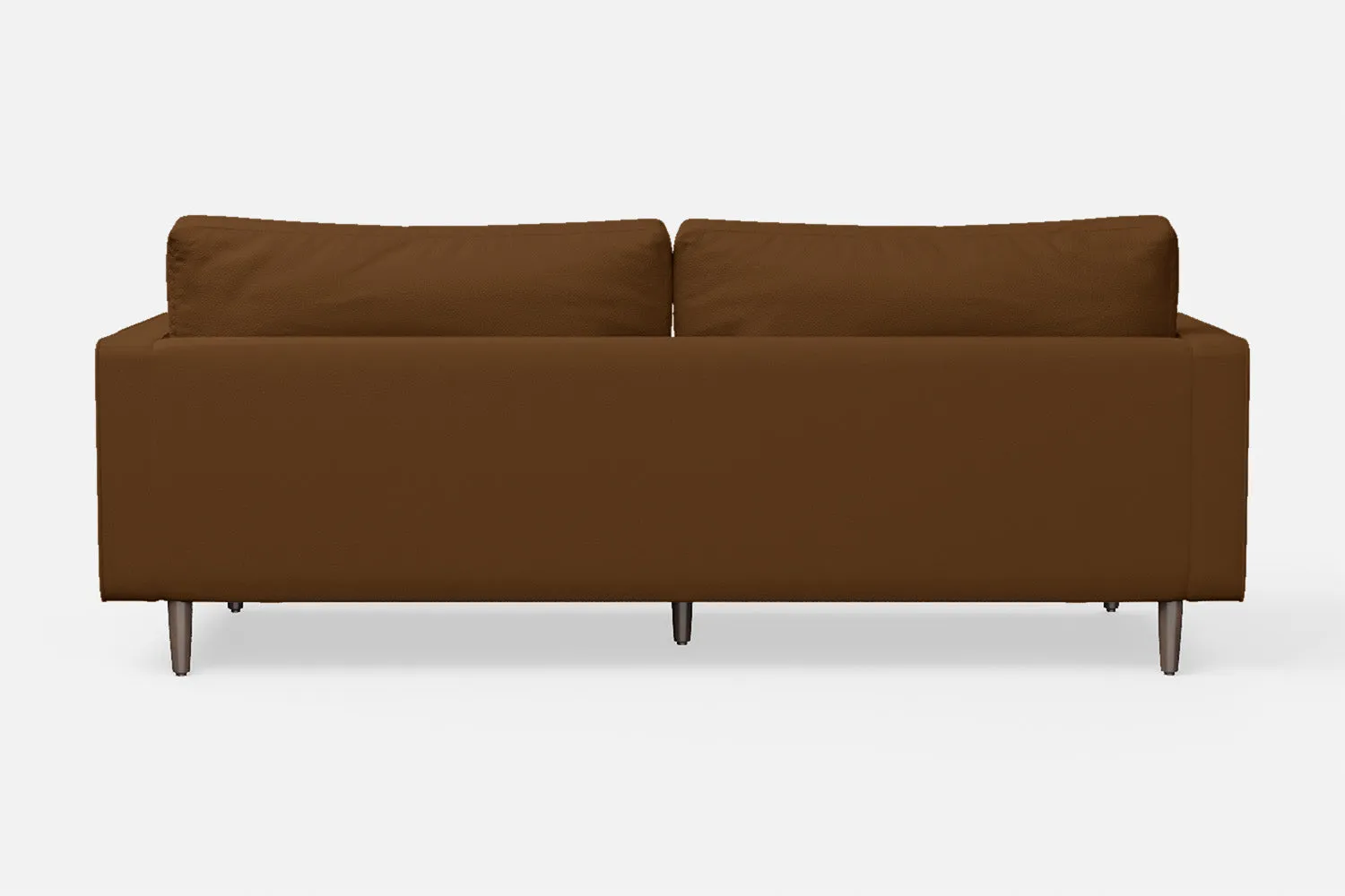 Gela 2 Seater Sofa Walnut Brown Leather