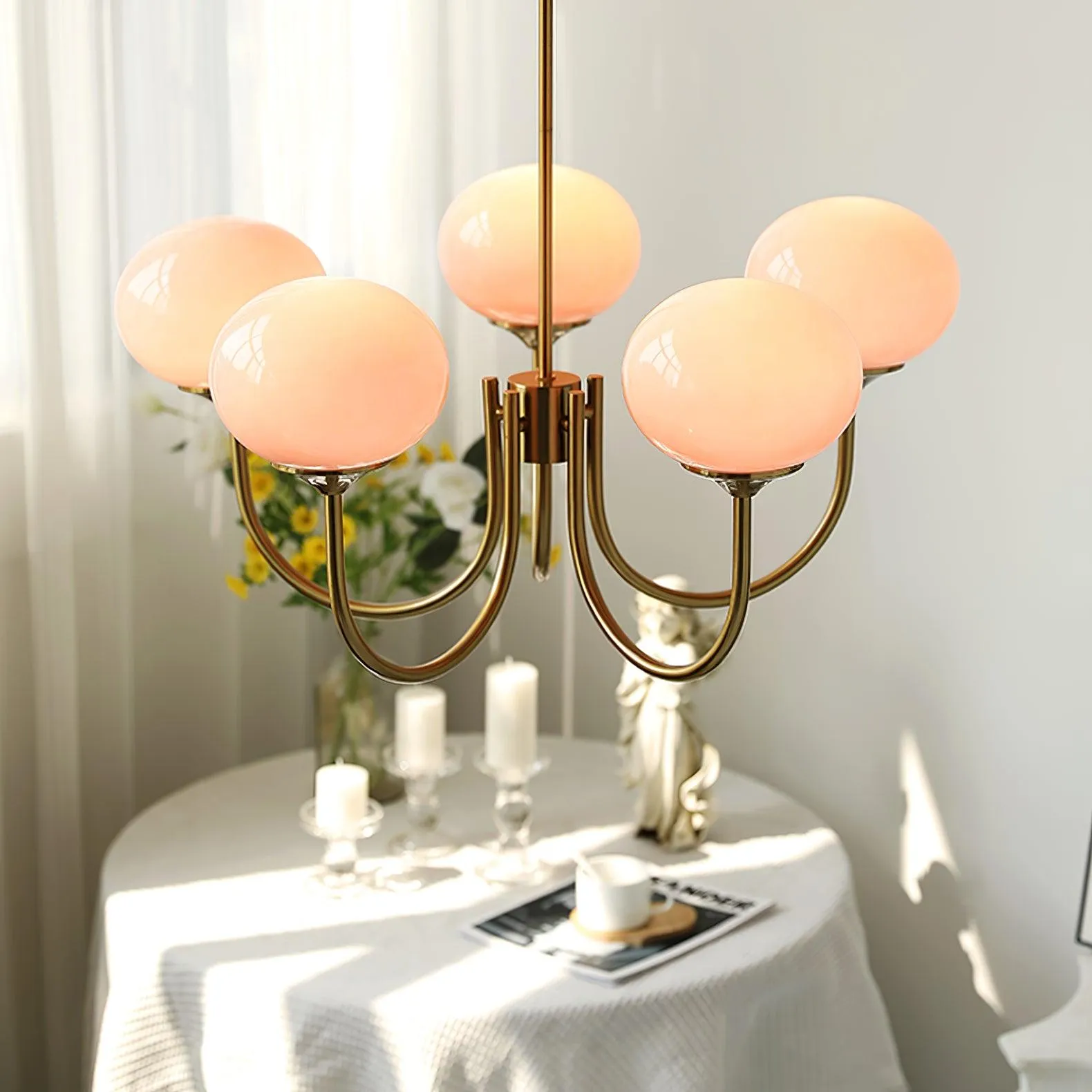 Glowing Delight - Modern Chandelier by Marshmallow