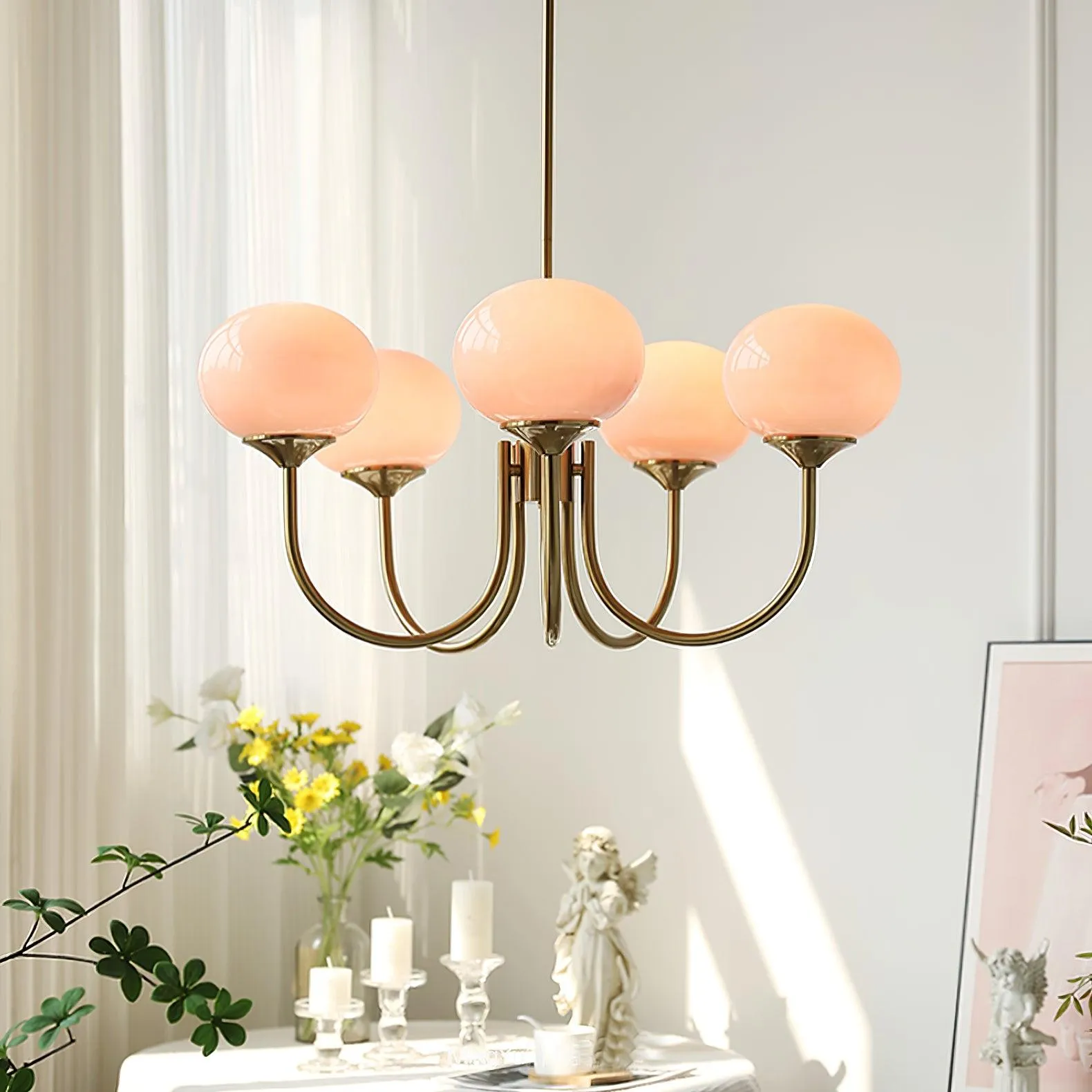 Glowing Delight - Modern Chandelier by Marshmallow