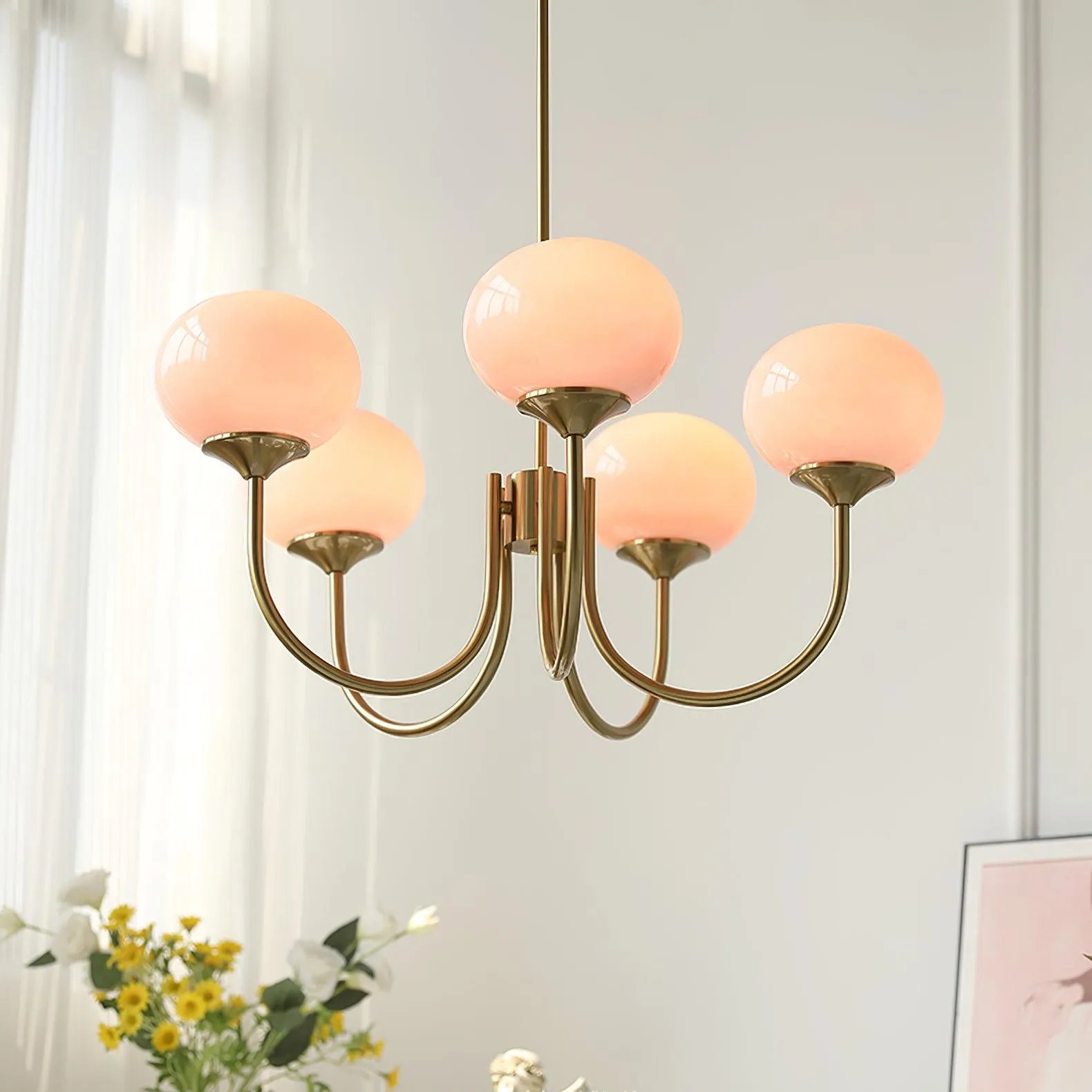 Glowing Delight - Modern Chandelier by Marshmallow