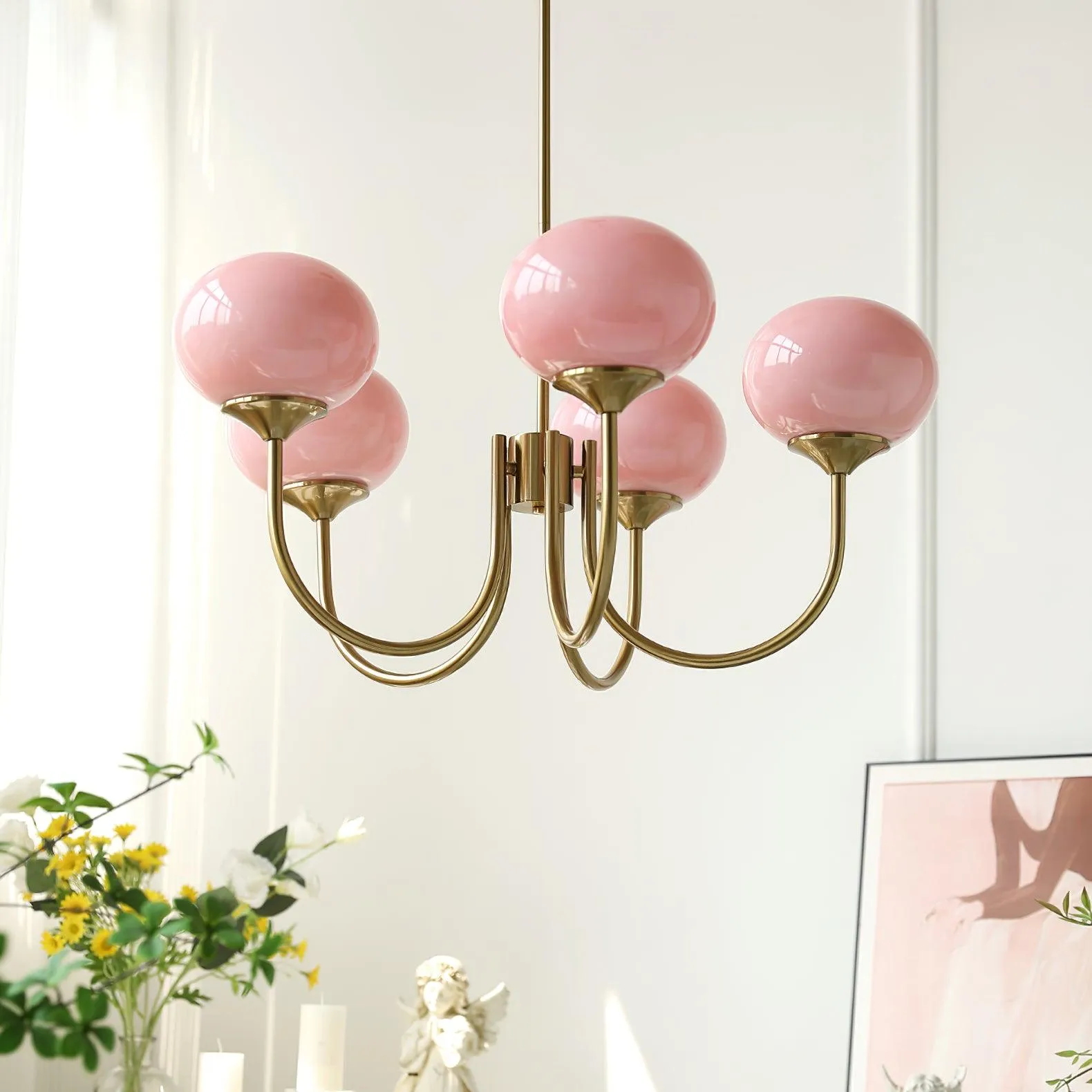 Glowing Delight - Modern Chandelier by Marshmallow