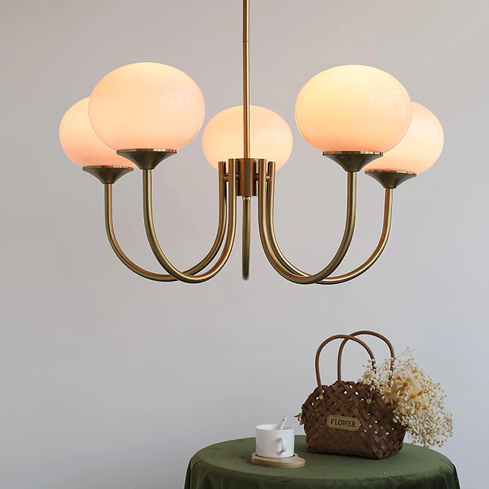 Glowing Delight - Modern Chandelier by Marshmallow