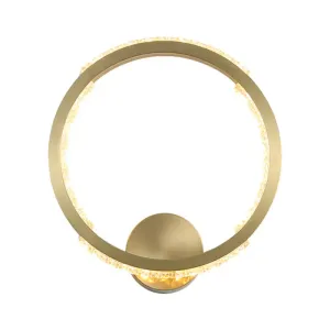 Golden Metal Wall Sconce Light for Fashionable Ambient Lighting