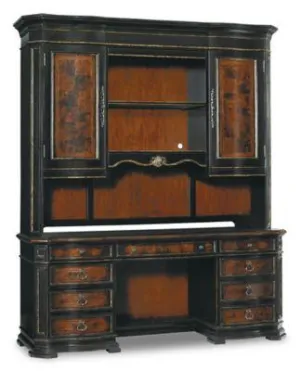 Grandover Computer Credenza Hutch