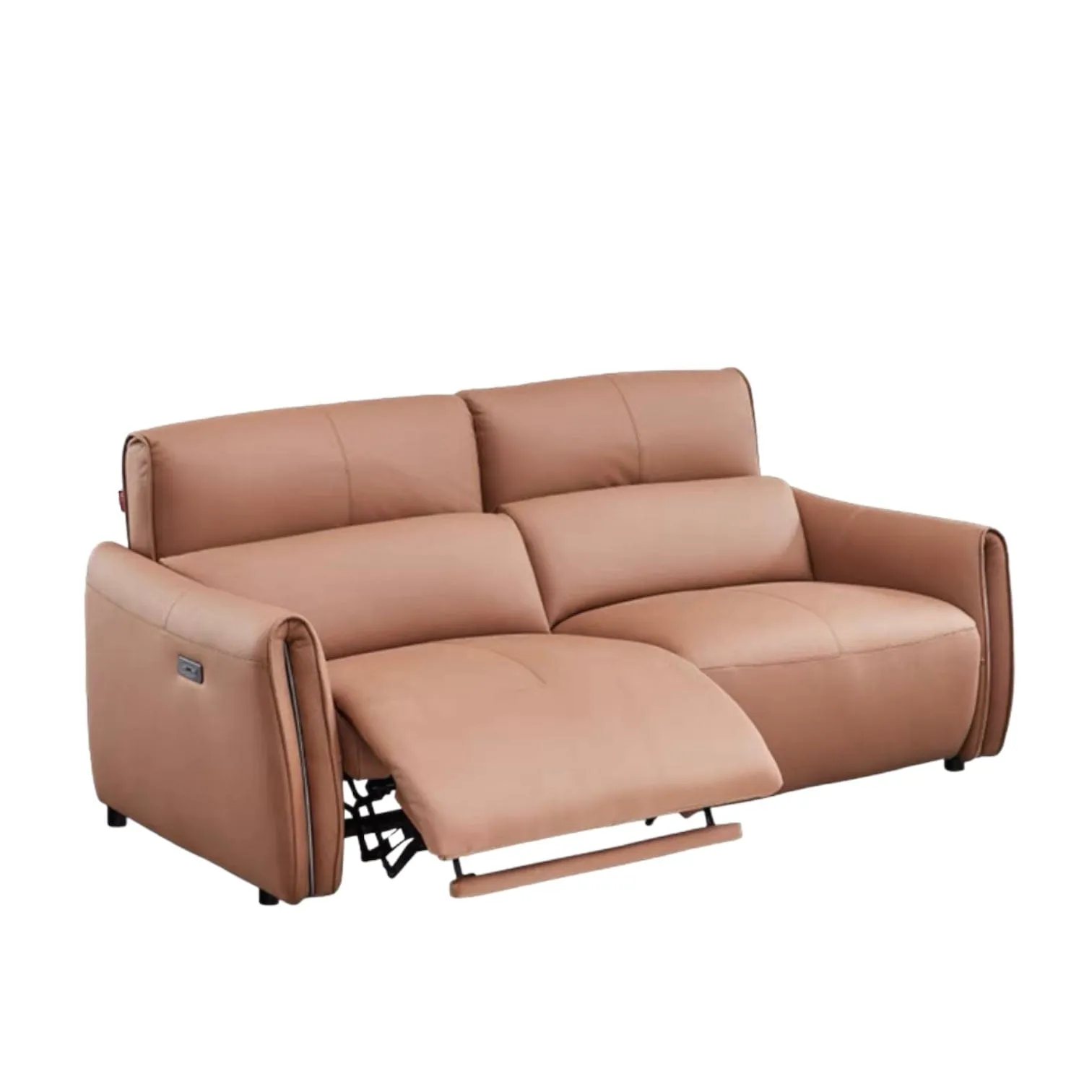 Grecian Leather Electric Recliner Sofa