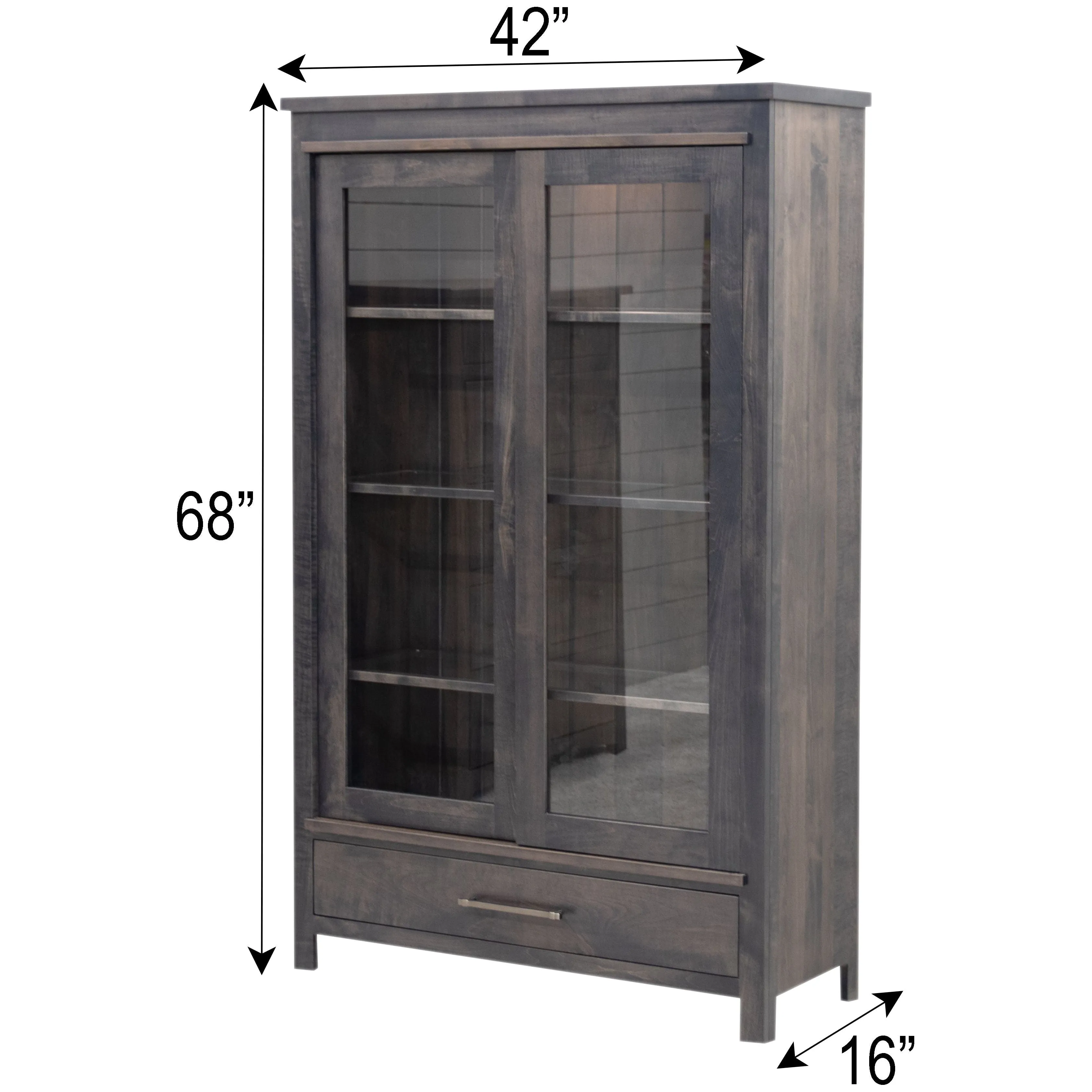 Hamilton Glass Display Curio Cabinet